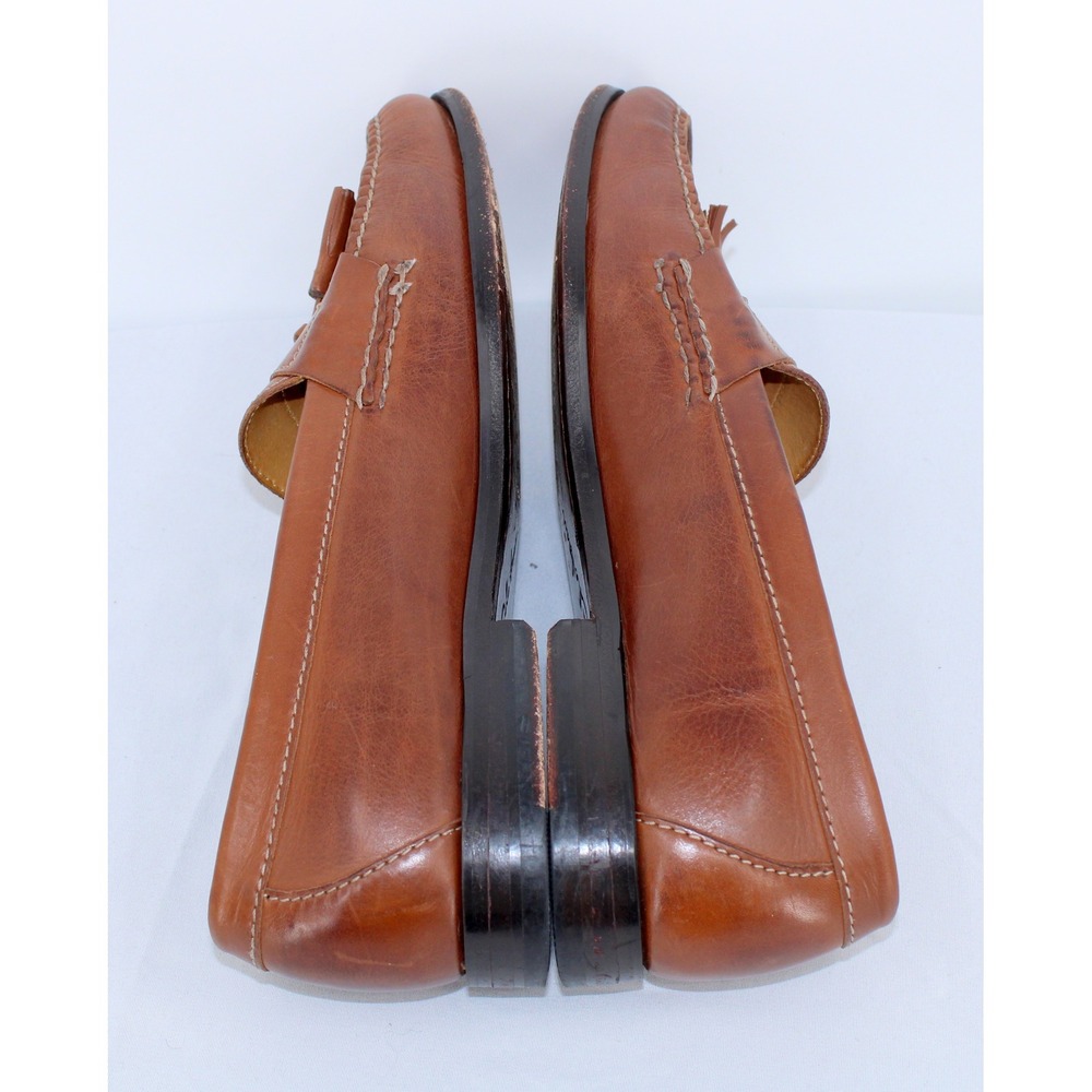Cole Haan Mens Tassel Loafers Leather Dress Shoes Brown Size 10 D - Picture 7 of 8